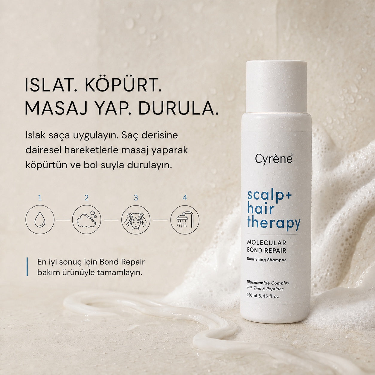 Scalp Hair Therapy Molecular Bond Repair Shampoo