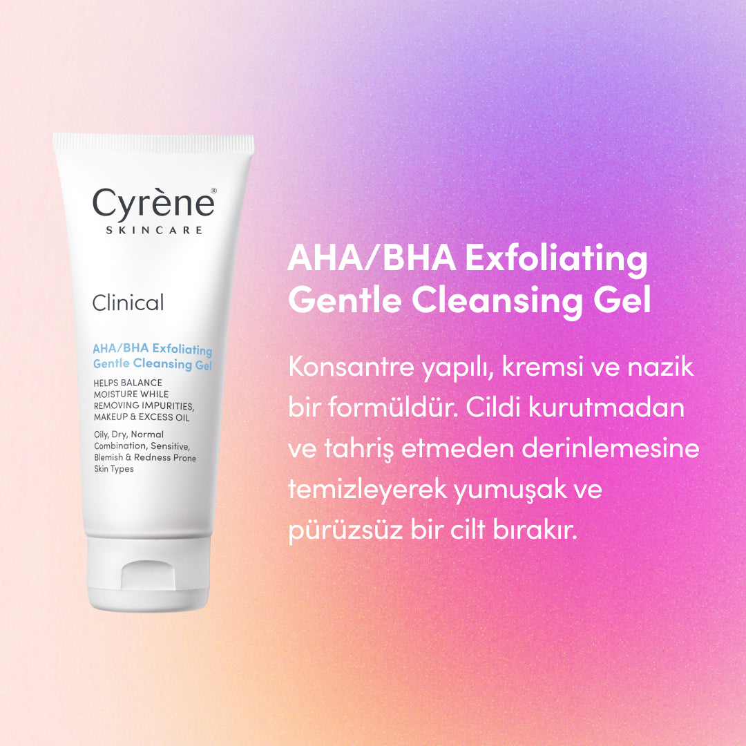 AHA/BHA Exfoliating Gentle Cleansing Gel - Cyrène Skincare